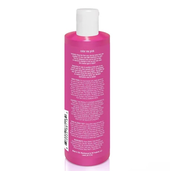 Kids - Rock The Locks Pink Hair Color & Conditioner 8 fl oz Washable Dye Vegan - Picture 2 of 6
